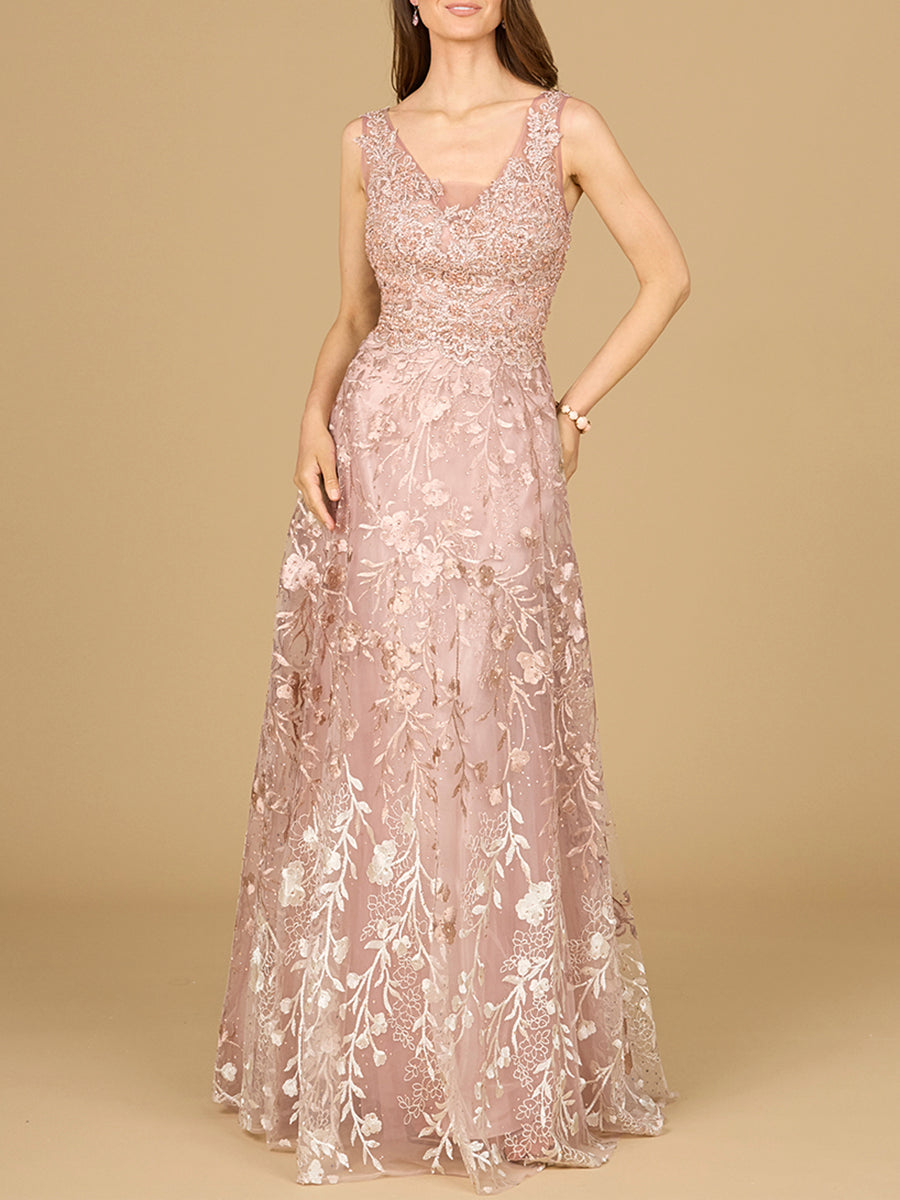 Ombre Lace Ballgown