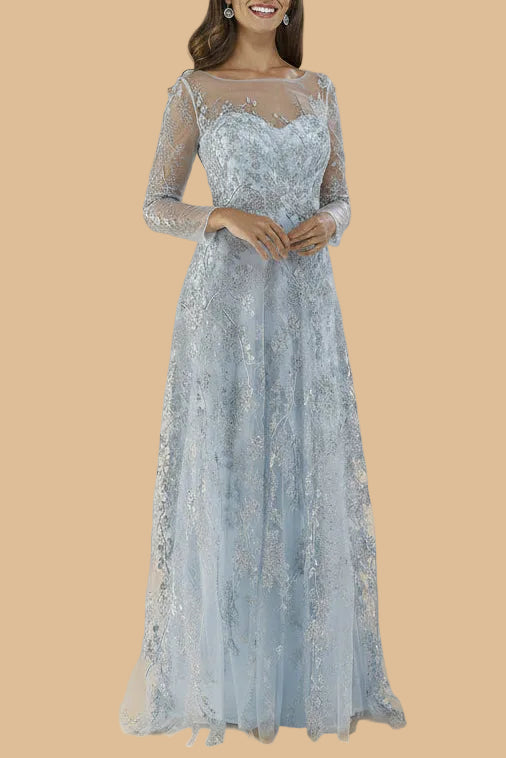 princess polly baby blue dress A-line V Neck Sleeveless Floor-Length Chiffon Plus Size Bridesmaid Dress  S7403Bplus - Bridesmaid Dresses main image 0