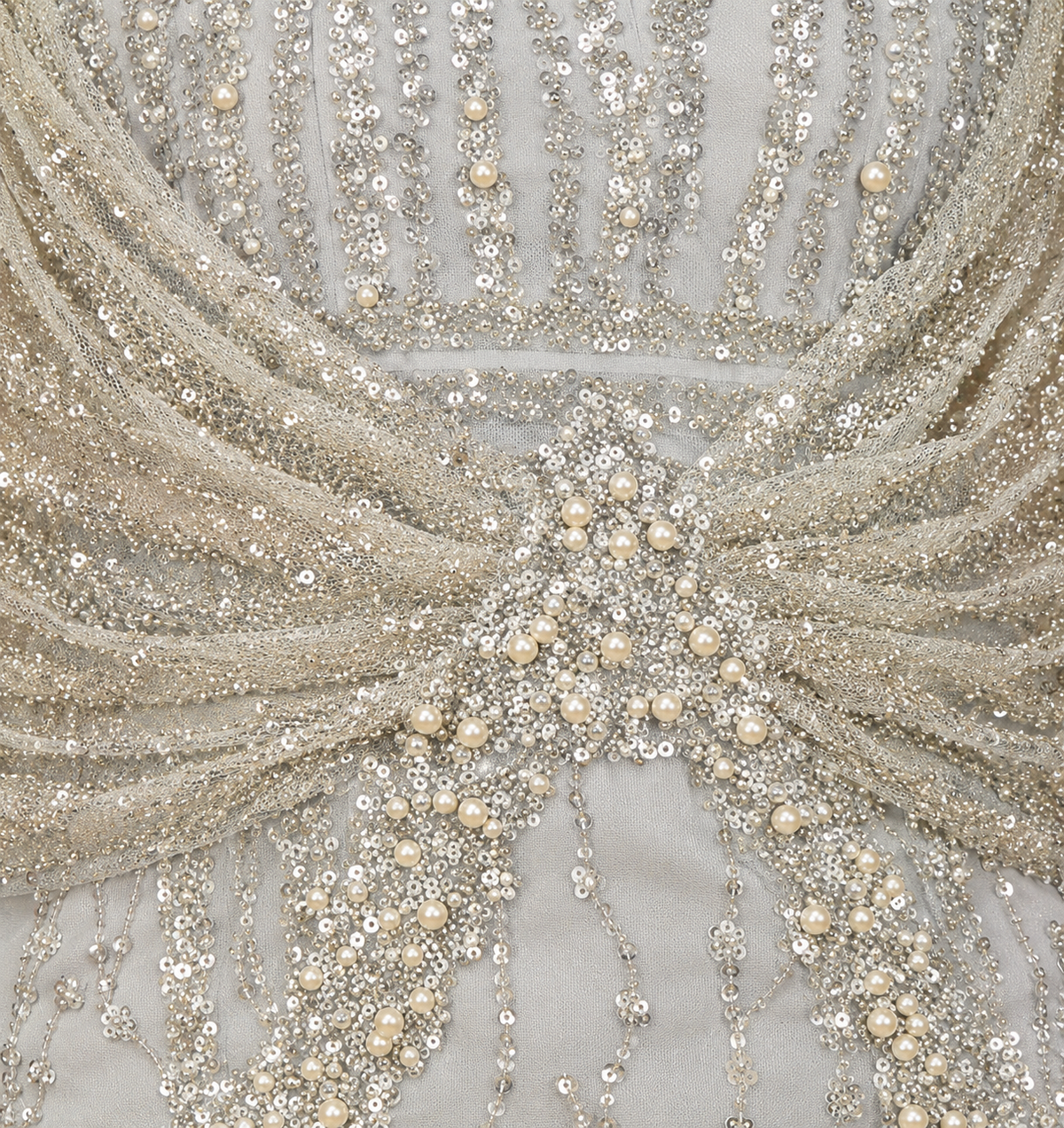 Cape Sleeve Mermaid Gown
