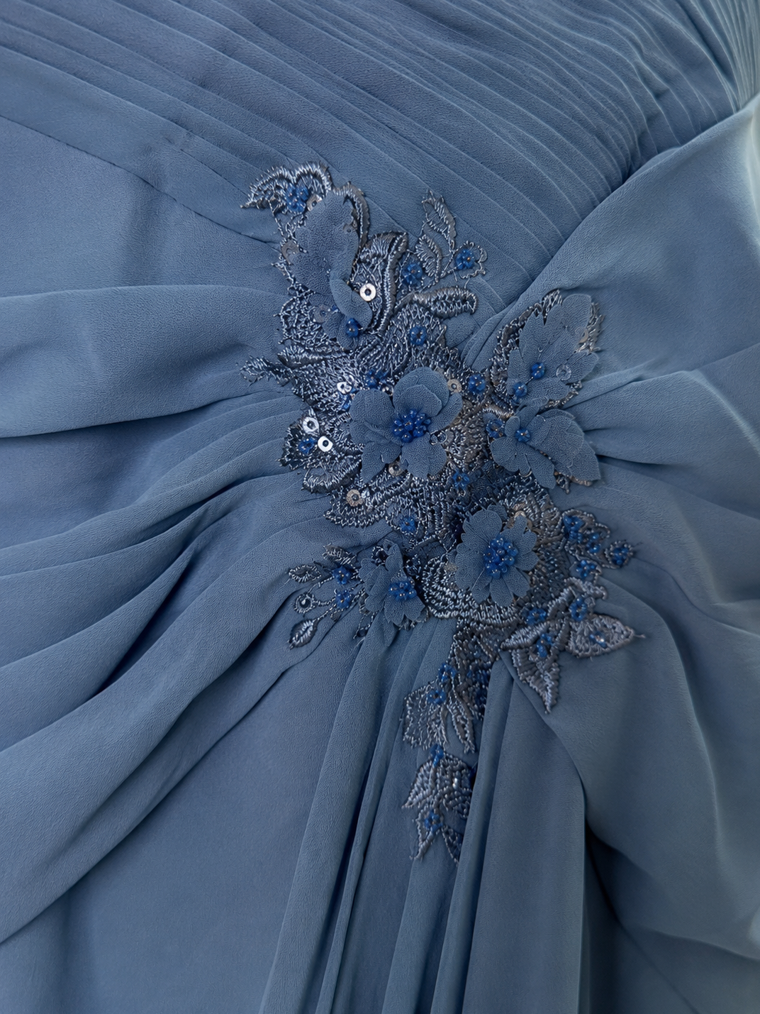 Off Shoulder Elegant Chiffon Gown