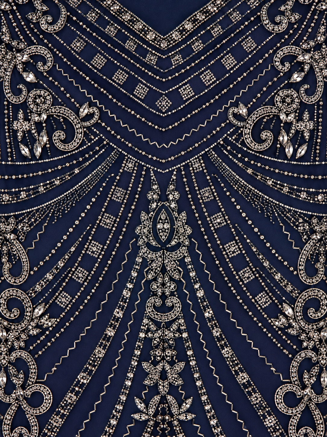 Spaghetti Strap Beaded Dress