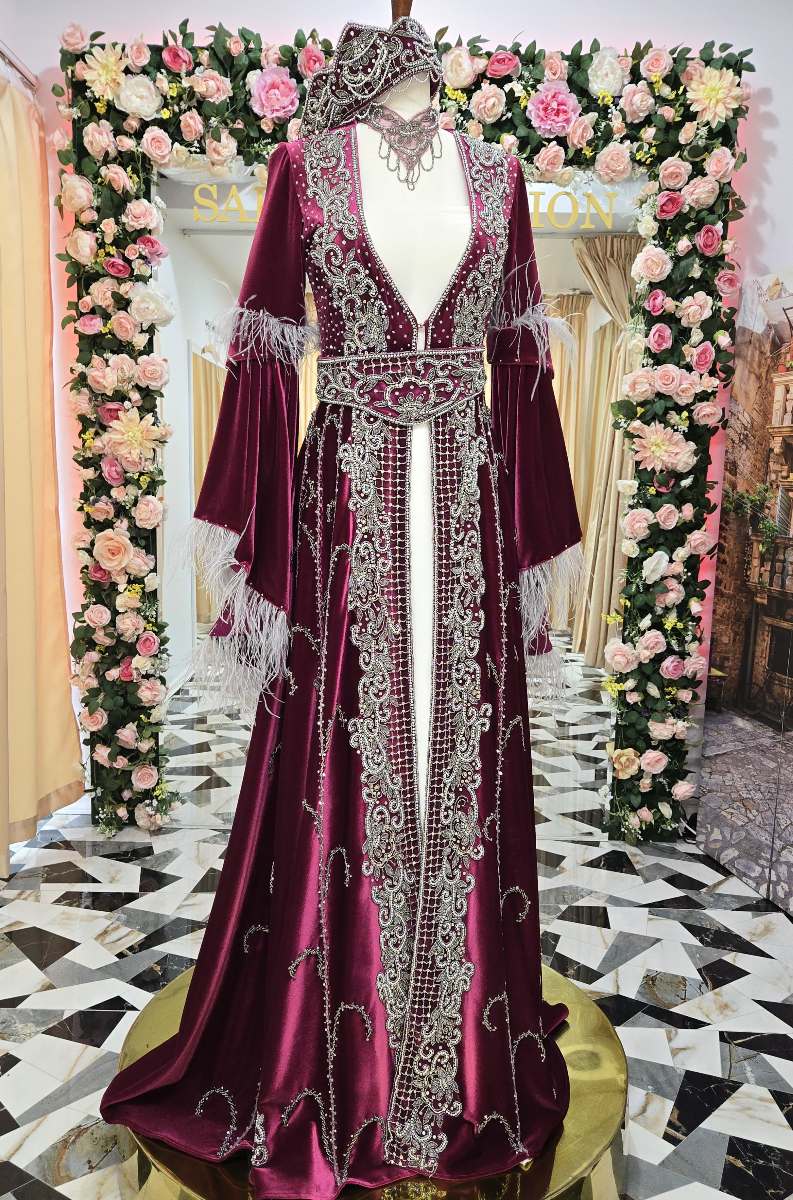 Velvet kaftan 01