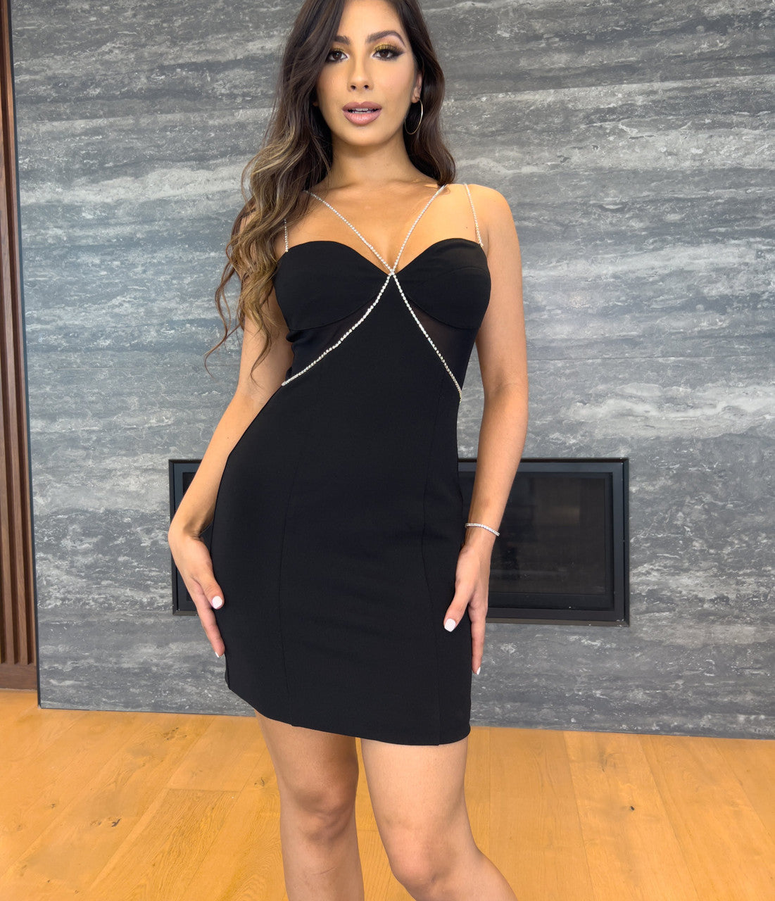 Size XS, Millionaire Mini Dress - Black Homecoming Dress - FINAL SALE