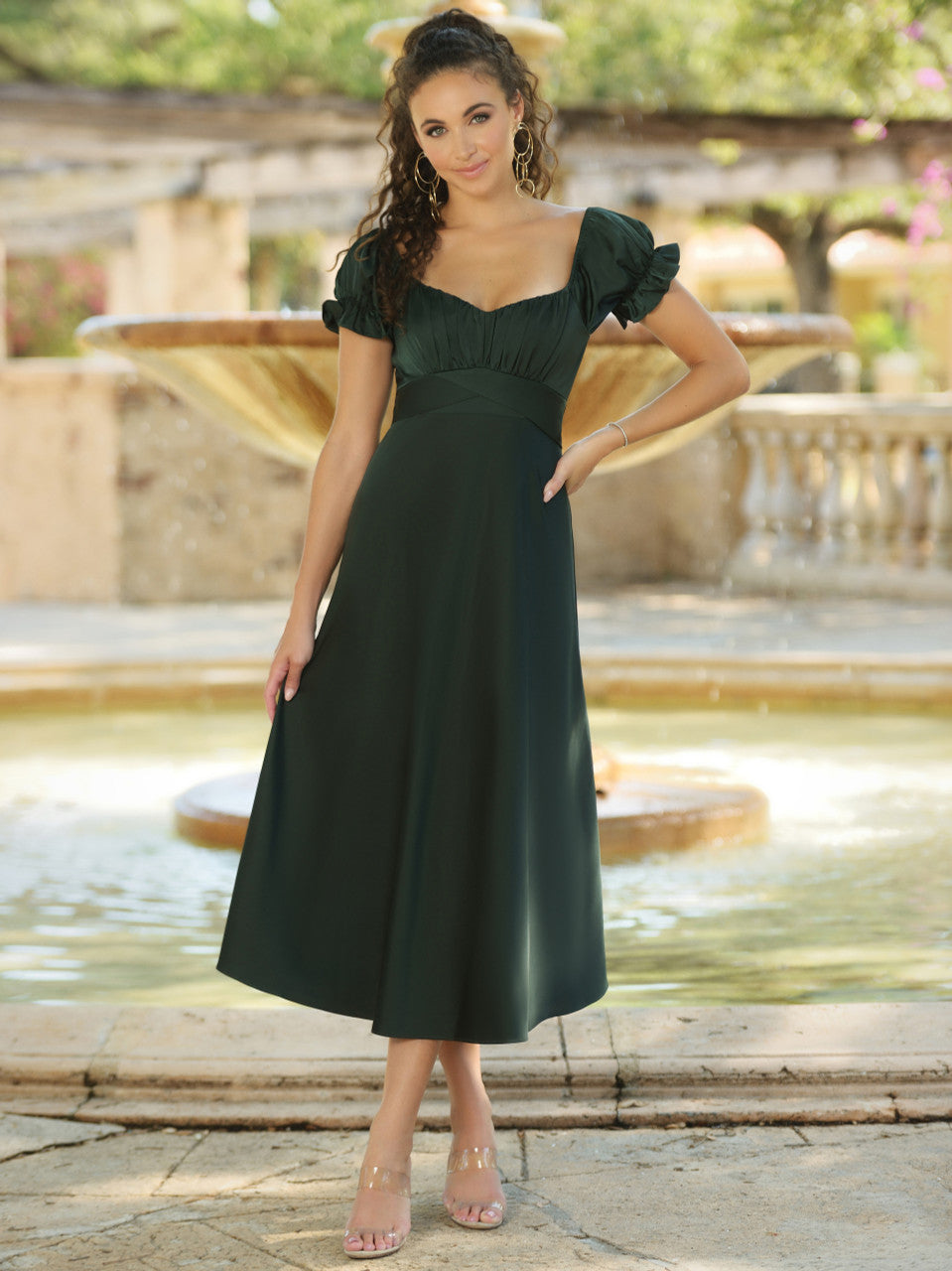 Maldives Midi Dress - Hunter Green - FINAL SALE