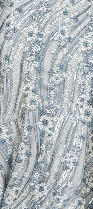 Mermaid, Long Sleeve Gown | 28885
