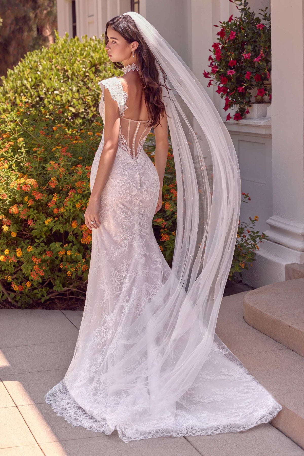 Andrea & Leo WL080 Fitted Lace Mermaid Bridal Gown