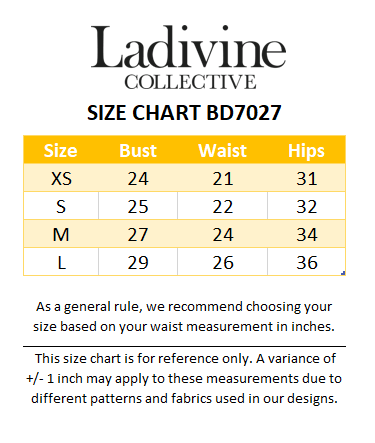 Ladivine BD7027 Bustier Ruched Cocktail Dress