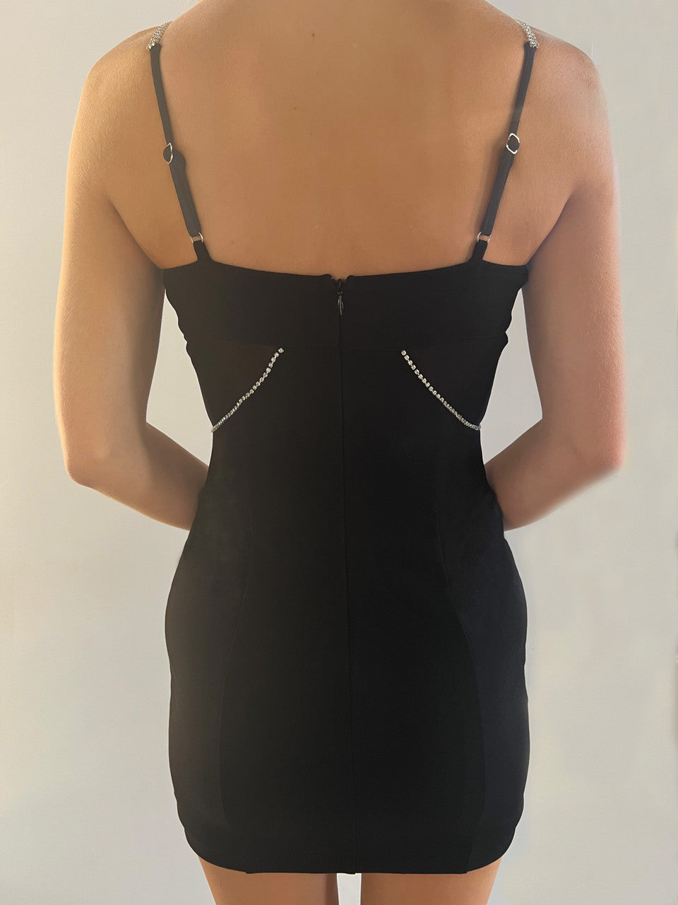 Size XS, Millionaire Mini Dress - Black Homecoming Dress - FINAL SALE