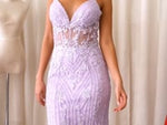 CD992 FITTED BEADED MERMIAD GOWN