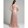33277 - Cape sleeves lace column dress - SARAH FASHION