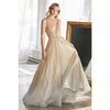 CD208 GLITTER OMBRE BALL GOWN - SARAH FASHION