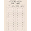 COLORS DRESS K118 DRESS - SARAH FASHION