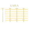 LARA 29243 - V-NECK PRINTED MIDI LENGTH DRESS WITH PLEATS - SARAH FASHION